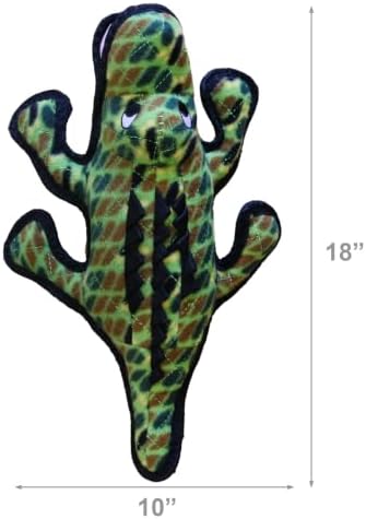 TUFFY® - 2 Pack Original : Alligator : : Ultra Durable Plush Toy with Multiple Layers & Reinforced Seams, Washable and Floats, Original Construction