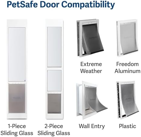PetSafe Freedom Replacement Pet Door Flap, Non-Toxic Material, Size Large | Weather-Resistant Flap W/ Magnetic Closure, 10 1/8" x 16 7/8" Opening, Fits PetSafe Extreme Weather & Wall Doors