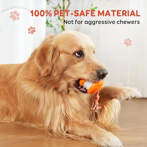 Interactive Dog Ball,Random Path Electric Moving Dogs Toy with Rope | Motion-Activated Automatic Rolling Interactive Dog Toy, USB-C Charging, 2 Speeds, For Small/Medium/Large Dogs.
