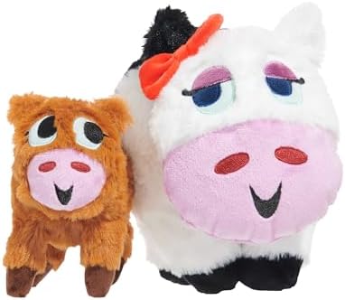 BarkBox Bertha the Cow Dog Toy - XL - Dogs
