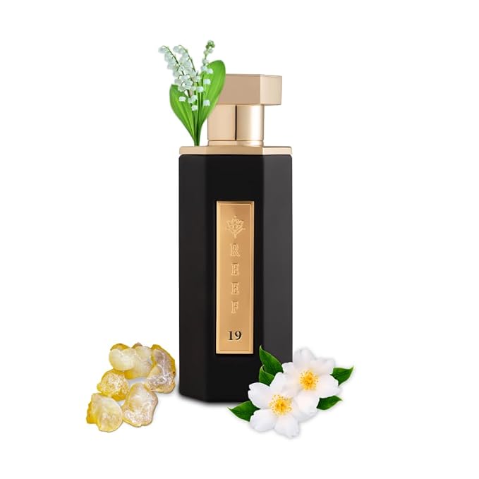 Reef 19 Luxury Unisex Perfume – Eau de Parfum 100ml | Notes of Lily, Jasmine & Musk | Soft, Elegant & Long-Lasting Scent | Premium Floral Musk Fragrance