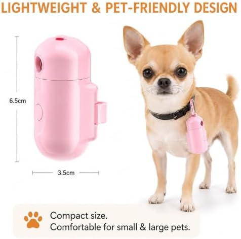 Personalized Pet Projection Collar Light, Custom Photo Light Up Dog Collar