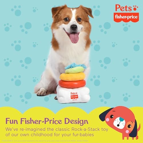 Fisher Price Attack-A-Stack Chase and Toss Dog Toy