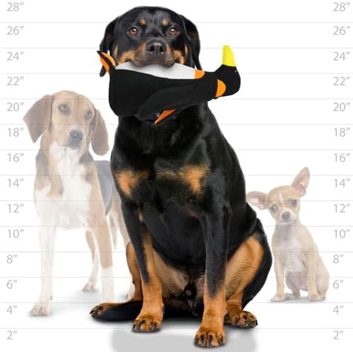 TUFFY® - Original : Penguin Dog Toy : : Ultra Durable Plush Toy with Multiple Layers & Reinforced Seams, Washable and Floats, Original Construction