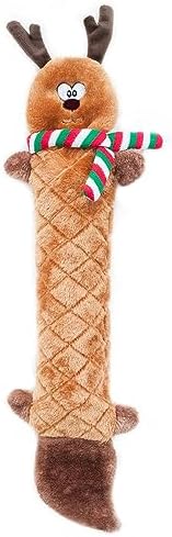 ZippyPaws Jigglerz Holiday for Small, Medium & Large Dogs - Reindeer