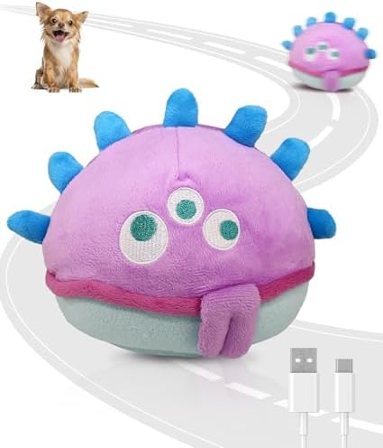 Petbobi Interactive Dog Toys for Small Medium Breeds Moving Barking Ball