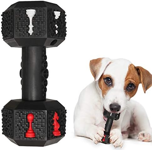 Dog Chew Toys for Aggressive Chewers,Food Grade Non-Toxic Dental Pet Toy,Tough Durable Indestructible Dog Toys for Small Medium Dogs.Black（8IB-15IB）