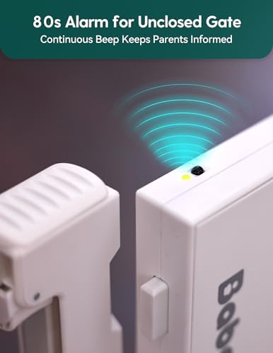 Babelio Smart Baby/Pet Gate, New Generation of Safety Gate with Infrared Auto-Unlock