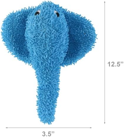 MIGHTY Tuffy Microfiber Medium Ball Stingray Dog Toy