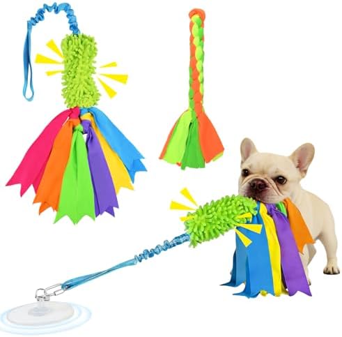 Suction Cup Dog Toys for Small Medium Dogs,Tug of War