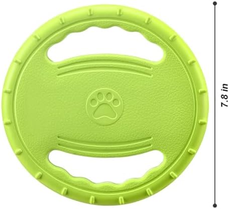 Dog Soft Flying Discs Interactive Training Toy (Green)