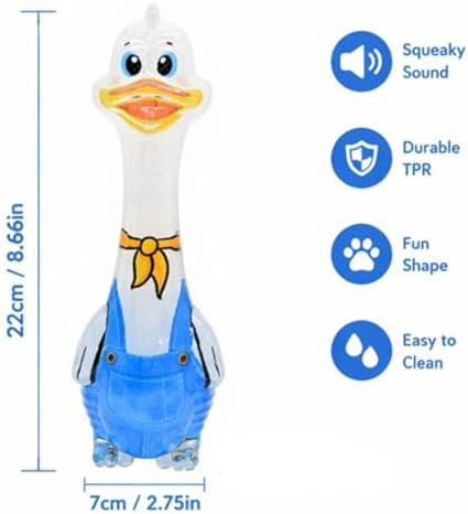 Molaxpet Funny Squeaky Dog Toy Cute Costumed Duck Design Chew Toys for Pet