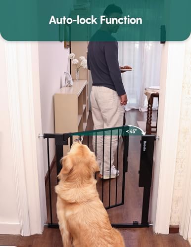 Babelio Smart Baby/Pet Gate, New Generation of Safety Gate with Infrared Auto-Unlock