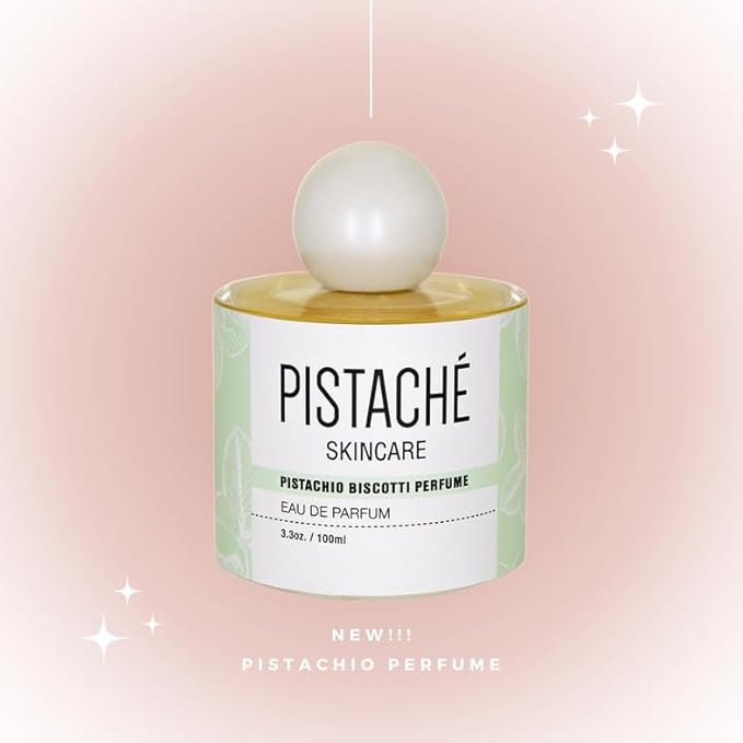 Pistaché Skincare Pistachio Dream Duo Set | Whipped Body Butter & Biscotti Perfume | Sweet Nutty Signature Scent Skincare & Fragrance Gift