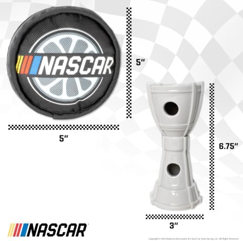 NASCAR, Hide & Seek Nesting Toys for Dogs, Trophy Treater & Tire Chew Toy