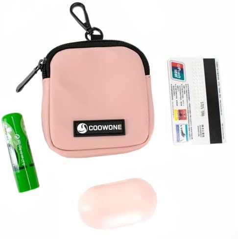 Dog Treat Pouch with Removable Small Pet Training Treat Pouches, Built-in Poop Bag Dispenser, Adjustable Shoulder Strap Cross Body Dog Walking Bag (Pink)