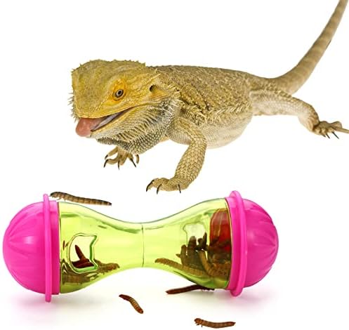 Kathfly 3 Pcs Bearded Dragon Toys Lizard Feeder Toys Reptile Supplies