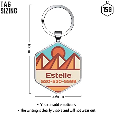 QR Code Dog Tag,Pet ID Tags, Dog Tags Personalized for Pets,Smart Dog ID Tags,Custom Dog Tags-Free Online&Scan QR Receive Instant Location Alert Email