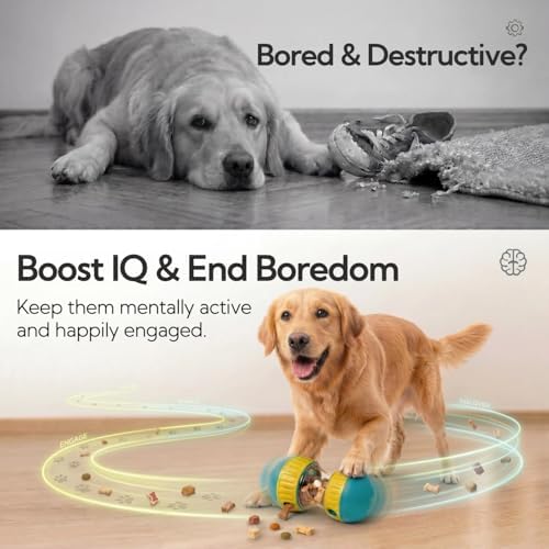 Interactive Dog Puzzle Treat Toys Enrichment Puppy Slow Feeder