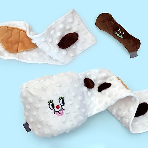 Dog Snuffle Nosework Toy - Toilet Paper Dog Plushie Interactive Puzzle Toy - Treat Hide and Seek for Fun Cute Appearance Dog Chew Toys