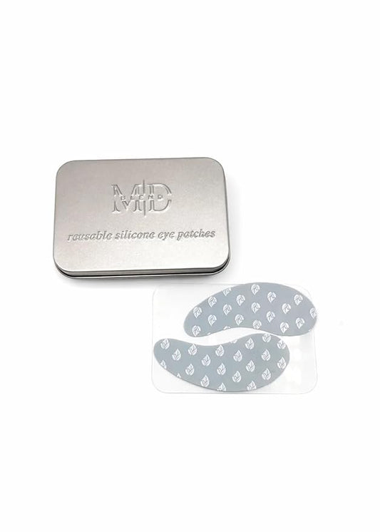 Reusable Silicone Eye Patches, Medical Grade Under Eye Masks, Boost Serum Absorption, Cooling De-Puffing Care for Eyebags Under Eye Treatment, Reusable Freezer-Friendly Skin Care Pack