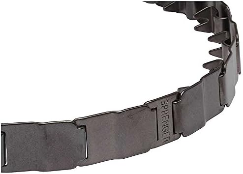Herm Sprenger Dog Training Collar, Black, 19 inches, Stainless Steel, Click Lock buckle