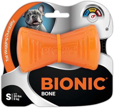 BIONIC Bone Dog Toy for Dogs Up to 20 lbs, Small
