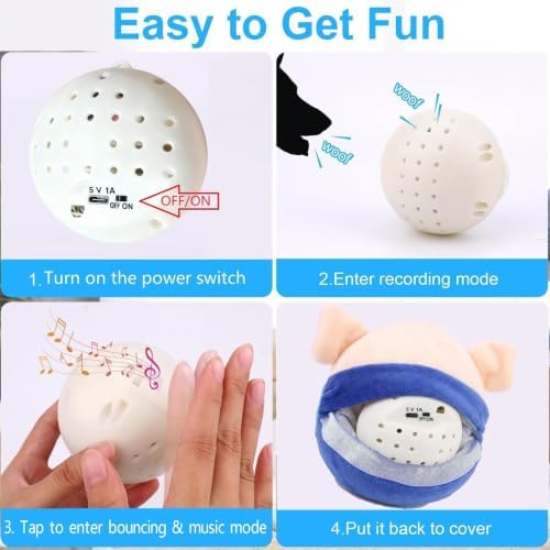 2Pack Interactive Dog Toys, Dog Toys to Keep Them Busy, Dog Birthday Gift