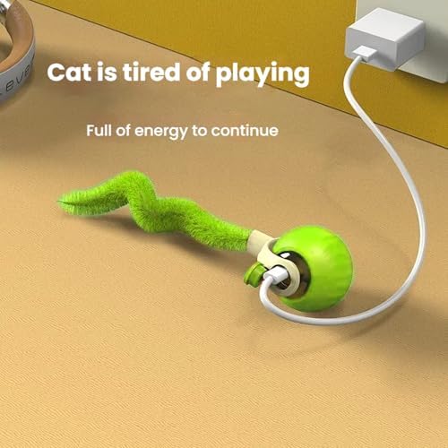 Interactive Cat Toys for Indoor Cats,Automatic Moving Kitten Toys,Cat Balls