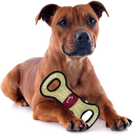 Pets First NBA Miami Heats Field Toy. - Tough Nylon Pet Toy with Double Trim Stitching & Inner Squeaker, One Size