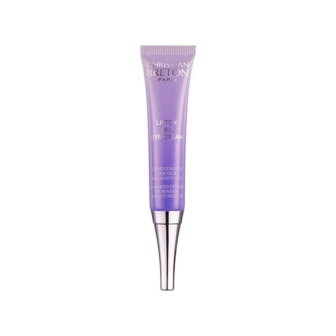 Christian BRETON Liftox 360 Eye Cream - Lifting & Firming Under Eye Cream for Hydration & Smoothing - Shea Butter & Grapeseed Oil - Ophthalmologist Tested, Made in France - 15 ml / 0.45 oz