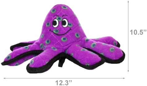 TUFFY® - 2 Pack Original : Octopus Dog Toy : : Ultra Durable Plush Toy with Multiple Layers & Reinforced Seams, Washable and Floats, Original Construction