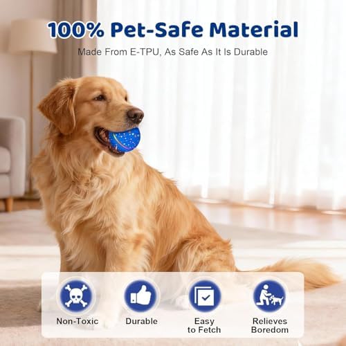 Smart Interactive Dog Toys Ball for Aggressive Chewers Small Medium Dogs