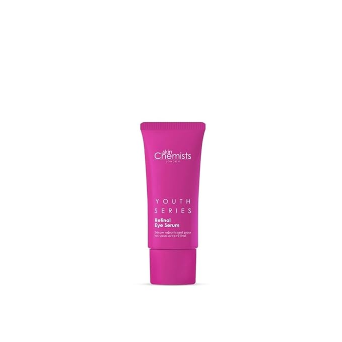 skinChemists Retinol + Bakuchiol Eye Serum for Fine Lines & Dark Circles – Gentle Under Eye Treatment