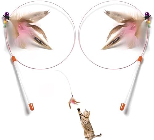 2 PCS Cat Toys Interactive for Indoor Cats