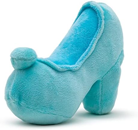 Disney Dog Toy, Cinderella Slipper Replica Light Blue Pet Toy, Plush