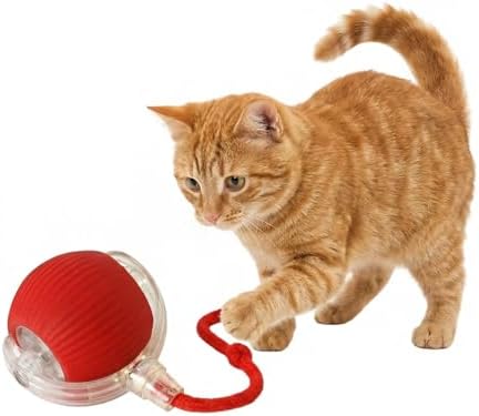 Interactive Dog Cat Toy Ball, Electric Automatic Rolling Moving