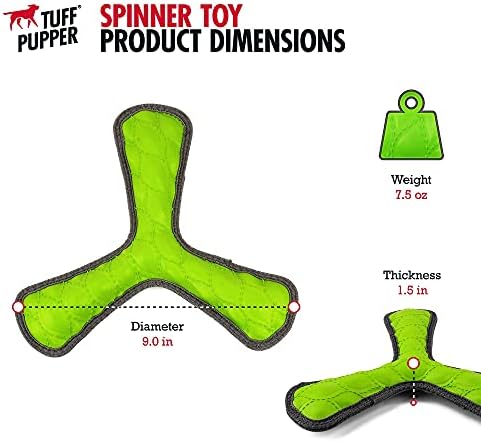 Tuff Pupper SuperChewy Tough Floating Dog Water Toy Strong Natural Rubber | Great Dog Fetch Toy | Pool Swimming Toys for Puppy| Durable Training Toys for Non-Aggressive Chewers