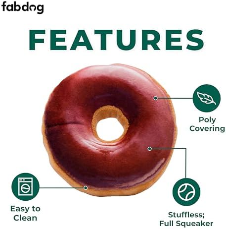 fabdog Kuddly Kanine Donut Toy Toy