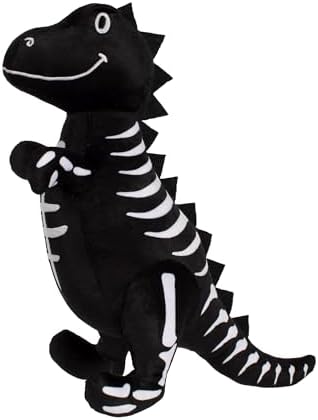 Fringe Studio Pet Toy, Trick RAWR Treat Glows in the Dark Plush Dog Toy, PetShop Collection (314607)