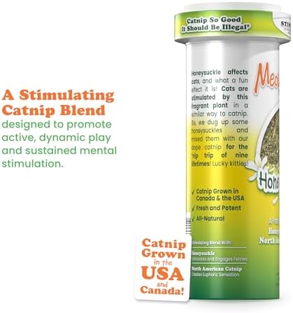 Meowijuana Get Buzzed Bundle for Cats | Refillable Plush on Wand + Blend