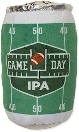 Fringe Studio Plush Dog Toy, Game Day IPA, Pet Shop Collection (289887)