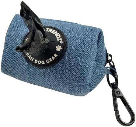 WAG TRENDZ Poop Bag Holders For Leashes | Dog Bag Holder | Downtown Denim