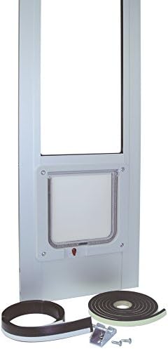 Ideal Pet Modular Aluminum Pet Patio Door, Mill (Silver)