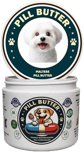 Peanut Butter Dog Pill Wrap - Maltese Label