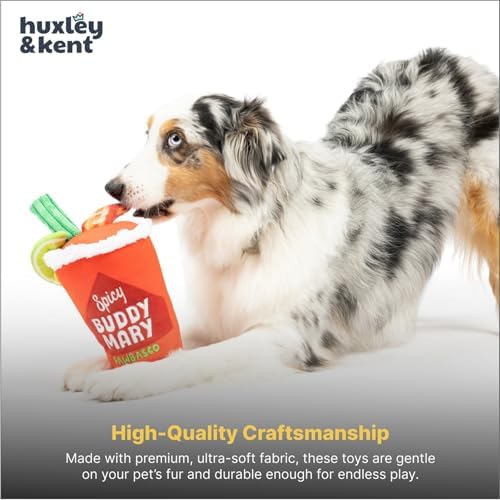 Huxley & Kent Power Plush Squeaky Dog Toy, Buddy Mary