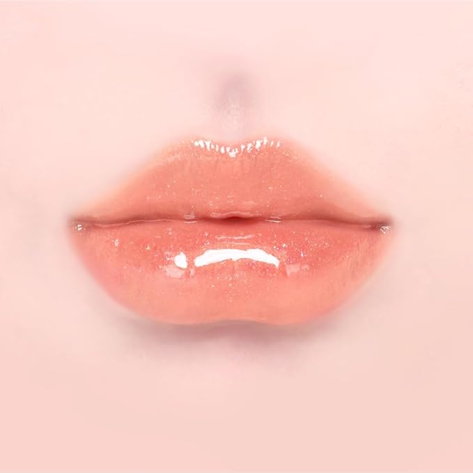 DINTO (Peter & Wendy Collection Pearl-Kissed Plumping Lip Glacé- Moisturizing Lip Gloss with Soft Pearl Shine, Lightweight Texture, Cooling Lip Treatment, Long-Lasting Hydration (128 Tiger Lily, 4ml)