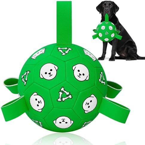 8 Inch Dog Soccer Ball, Interactive Dog Toys for Small Dogs