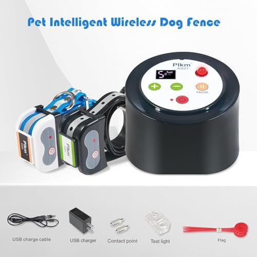 Plkm Invisible Pet Wireless Dog Fence Intelligent Perimeter System