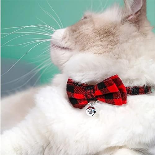 Colorful Plaid Grid Collars Cotton Striped Bowknot Bow Tie Puppy Small Dog Party Bandana Collar